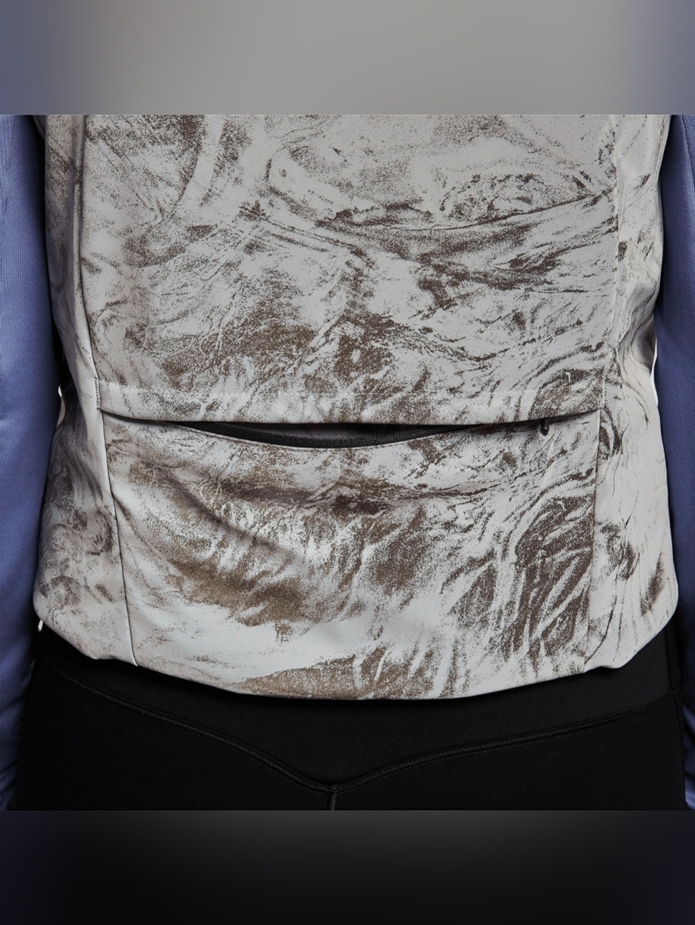 NWT Nike Swift Therma-FIT ADV Running Vest Women Marble Gray $160 - Picture 7 of 16
